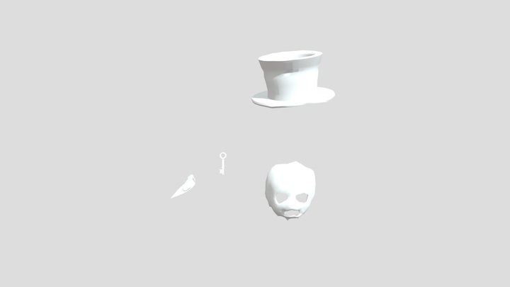 slendytubbies 0 tinky winky accessories 3D Model