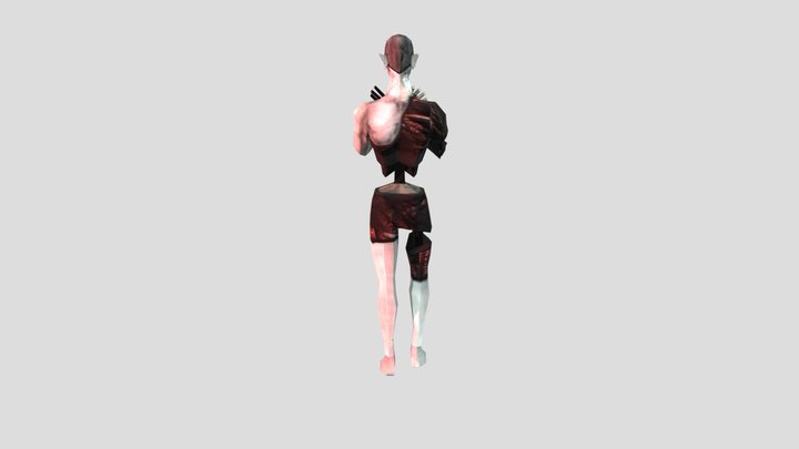 Game Character Cas 3D Model