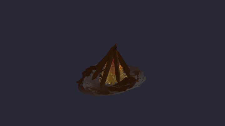 Campfire 3D Model