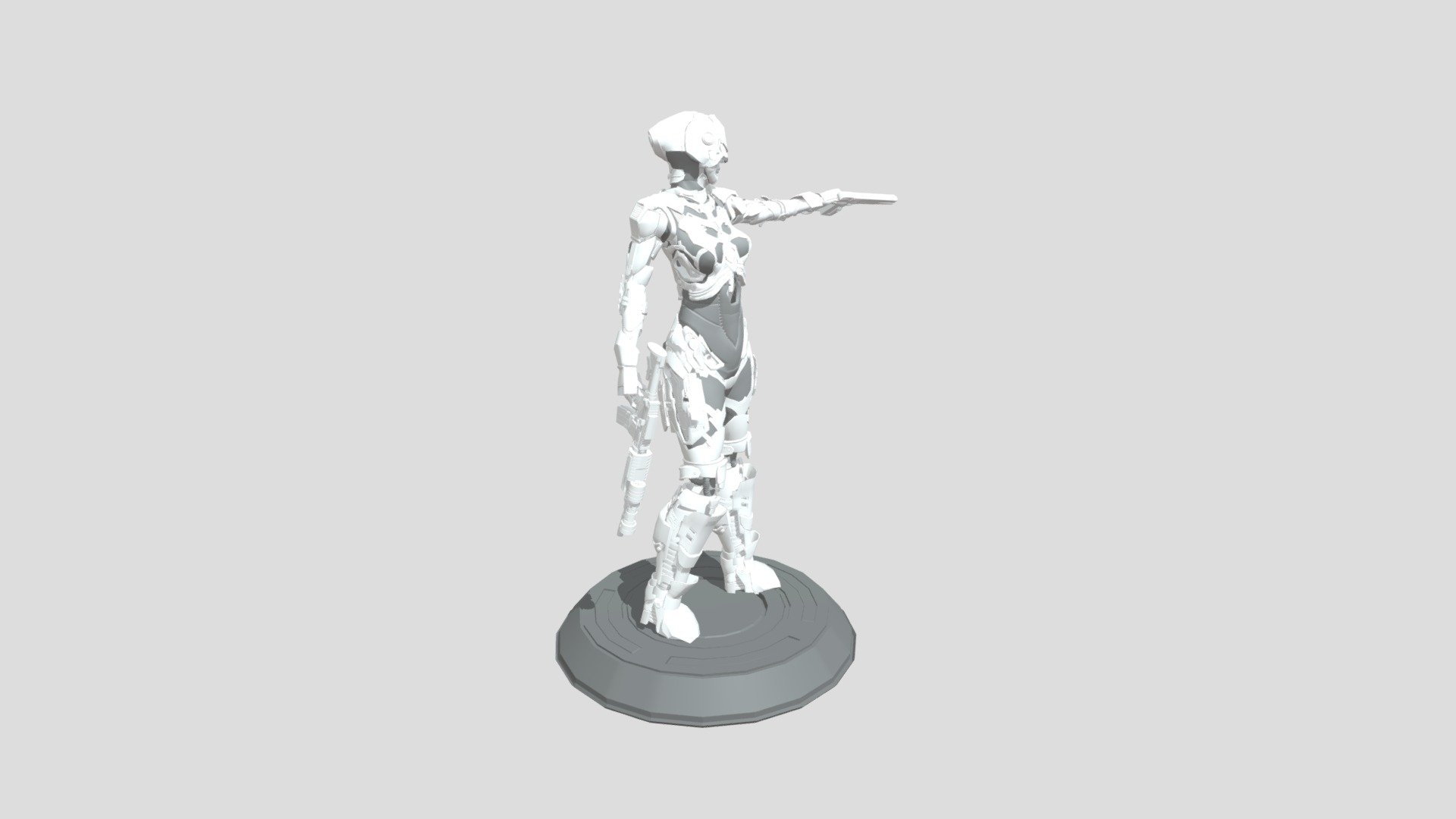 Cop_Bot Model - 3D model by vasundhra.jaiswal [9e9410c] - Sketchfab