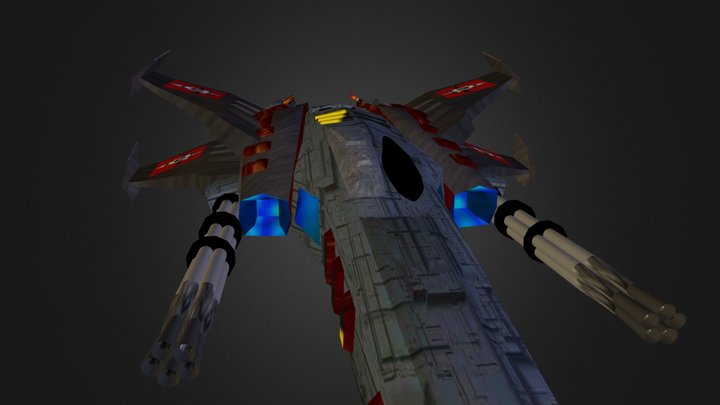 Spacefighter 3D Model