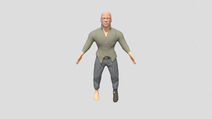 PIA Modelado de alto poligonaje 3D Model
