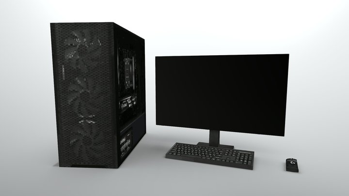 PSX Modern Computer 3D Model