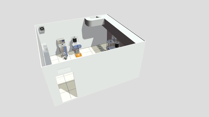 自动煎药机煎药室 3D Model