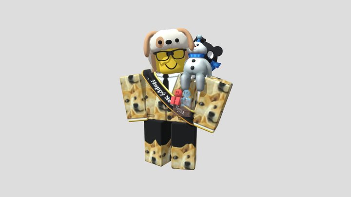 Jellow New Year Outfit 3D Model