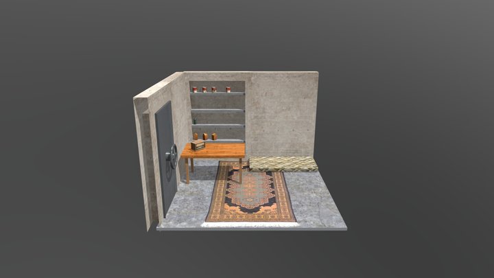 Bunker Assembled Lassiter 3D Model