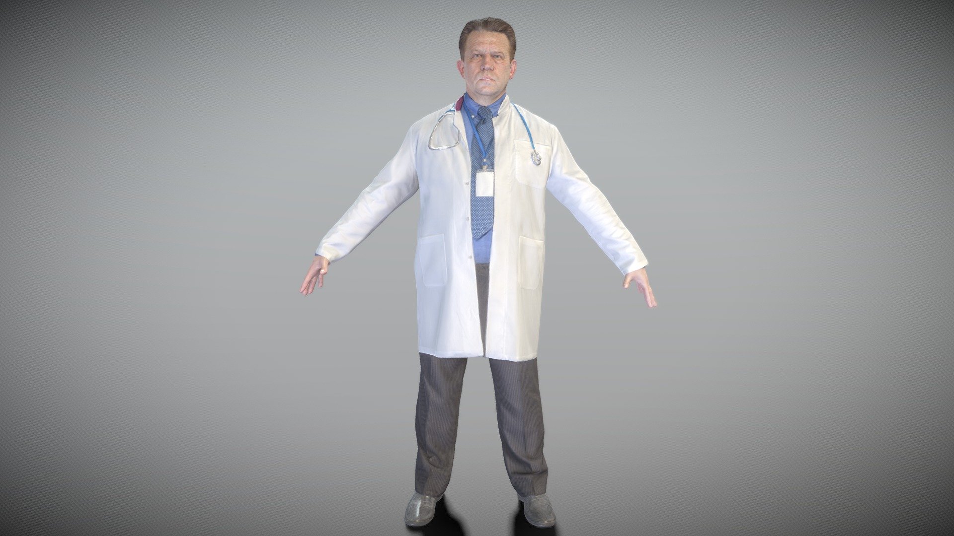 Man in 2025 lab coat