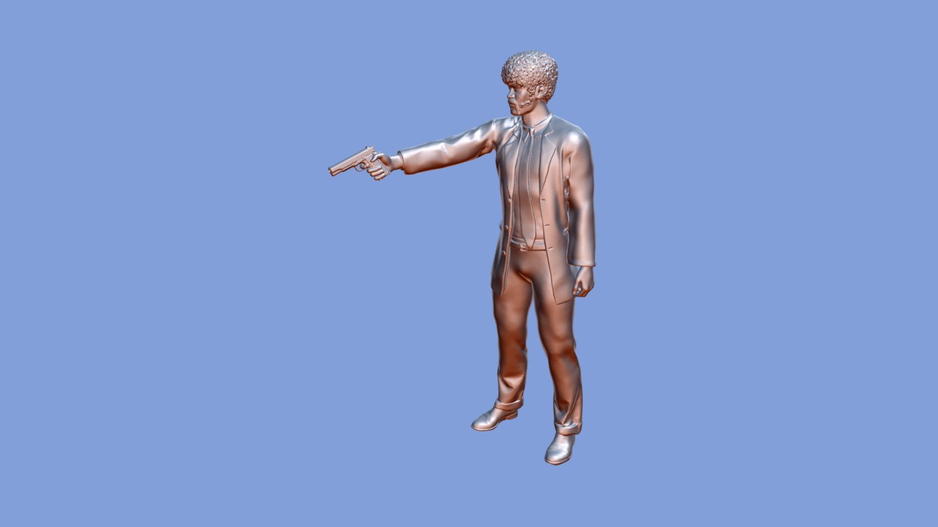 Pulp Fiction_Jules Winnfield_3D Model — Sketchfab embed 3D viewer