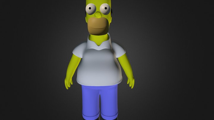 HomeroSimpson 3D Model