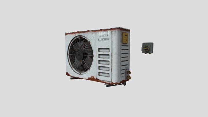 Old Aircon 3D Model