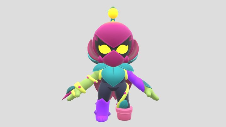 Lily brawl stars 3D Model
