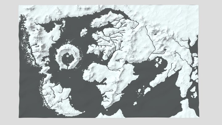Warhammer 3D Map 3D Model