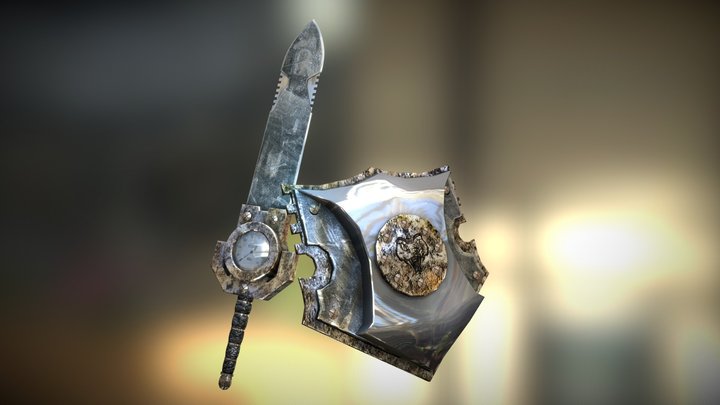 Sword and Shield 3D Model