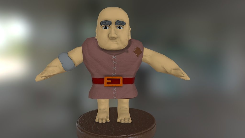 Clash of Clans character based on myself. - 3D model by tas2312 ...