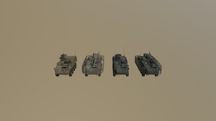 Call of Duty: MW2R - Stryker Vehicle – Modelo 3D gratuito STL