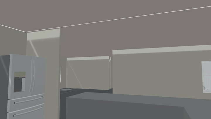 kitchen size change 3D Model