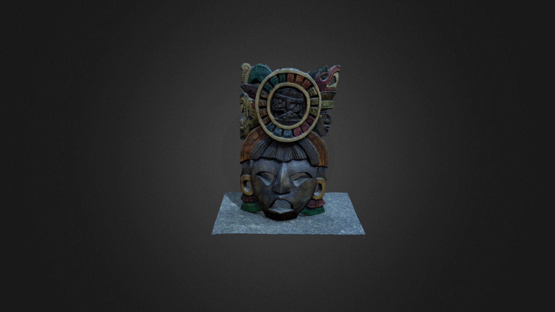 Mexican death mask