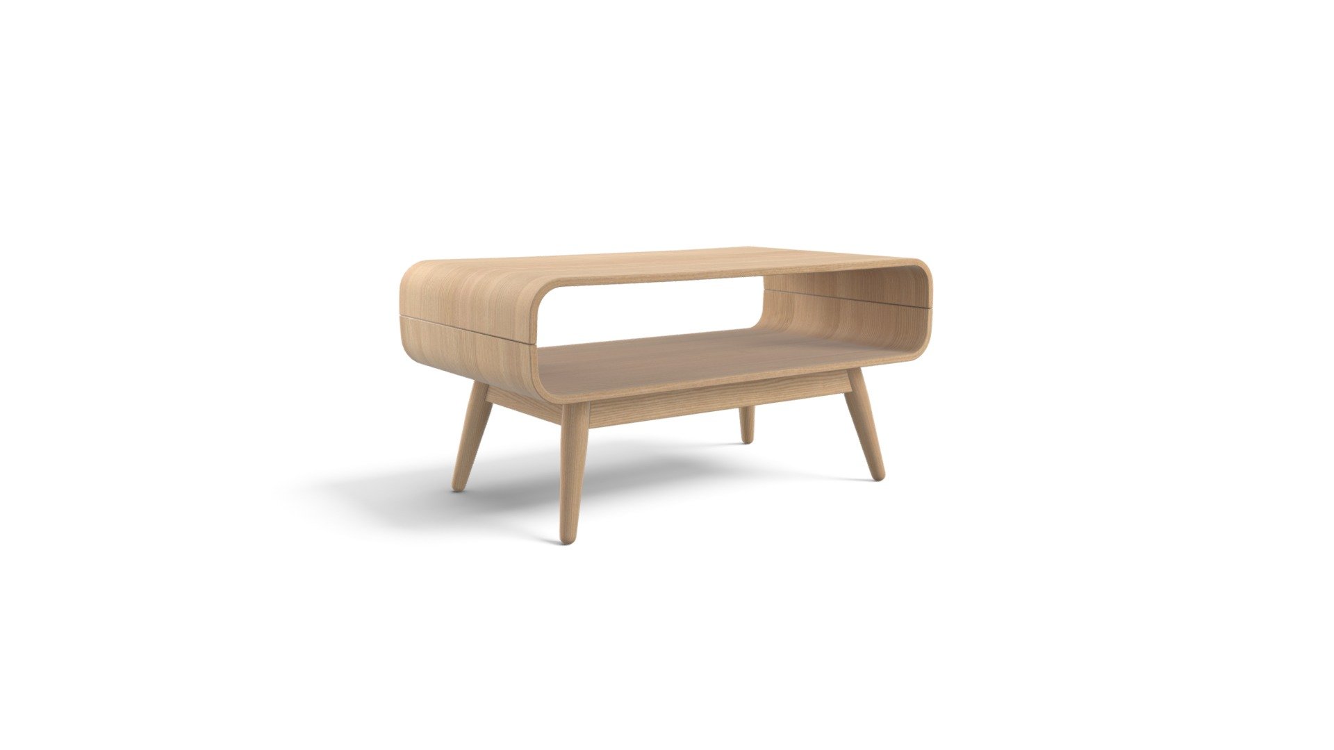 Esme Compact Coffee Table, Ash