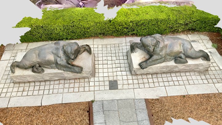 Bears at UC Berkeley 3D Model