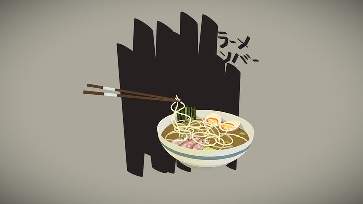 Maciej Ryłko - Ramen 3D Model