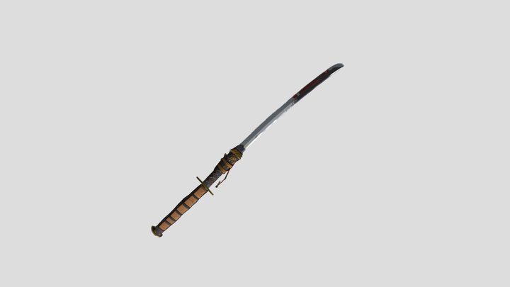 Katana Sword made for Roblox 3D Model