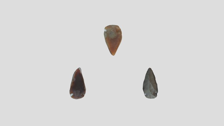 Arrow Heads 3D Model