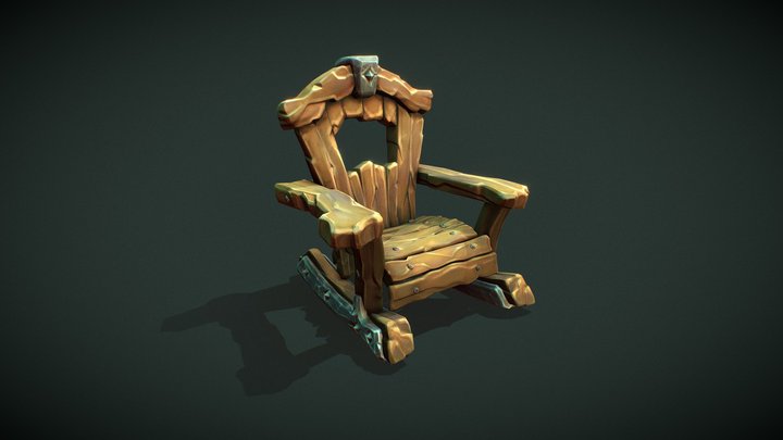 Wayfinder Fan Art: Chair 3D Model