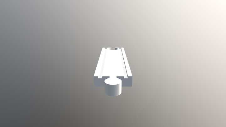 Straight Track 3D Model