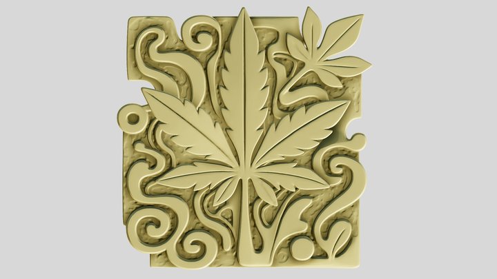 Cannabis Free Test 3Dpanel – Free 3D Model STL