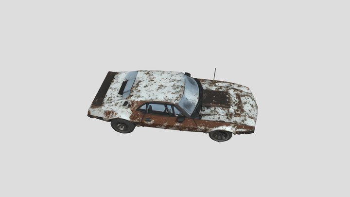 Post- Apocalyptic Car – Free 3D Model STL