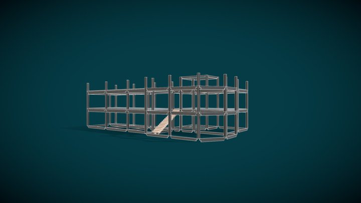 SINSAP - Hotel de Transito 3D Model