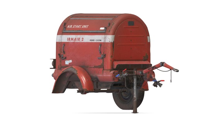 Air Compressor 3D Model