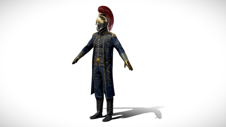 Male Royal Guard – Modelo 3D gratuito STL