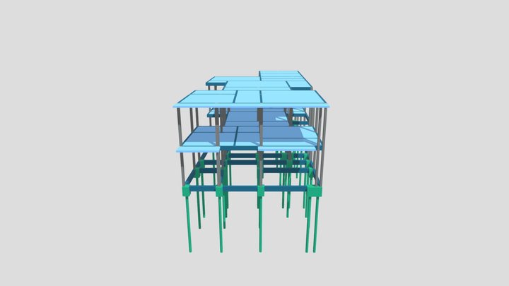 Maquete Eletrônica Estrutural - Alexandre Gonçal 3D Model