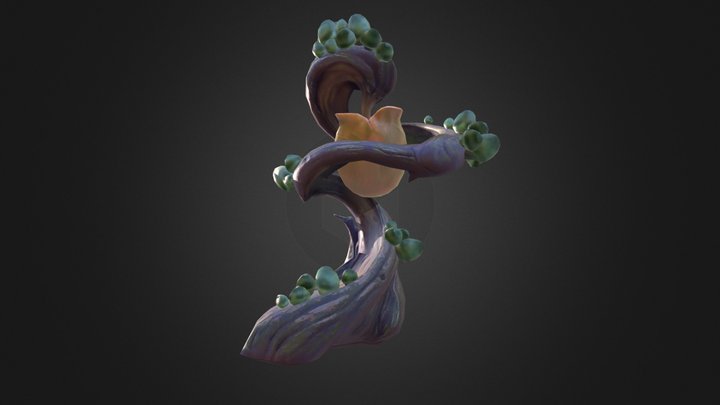 Ancient Ornamental Plant – Gratis 3D-model STL