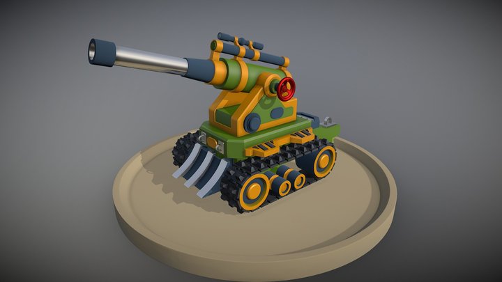 Artillery Diesel 3D Model