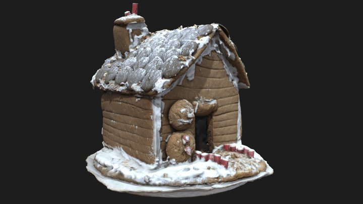 Gingerbread House Scan 3D Model