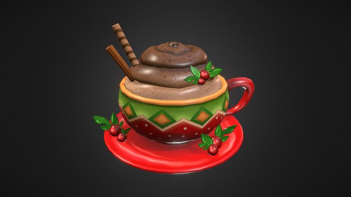 Hot Cocoa 3D Model