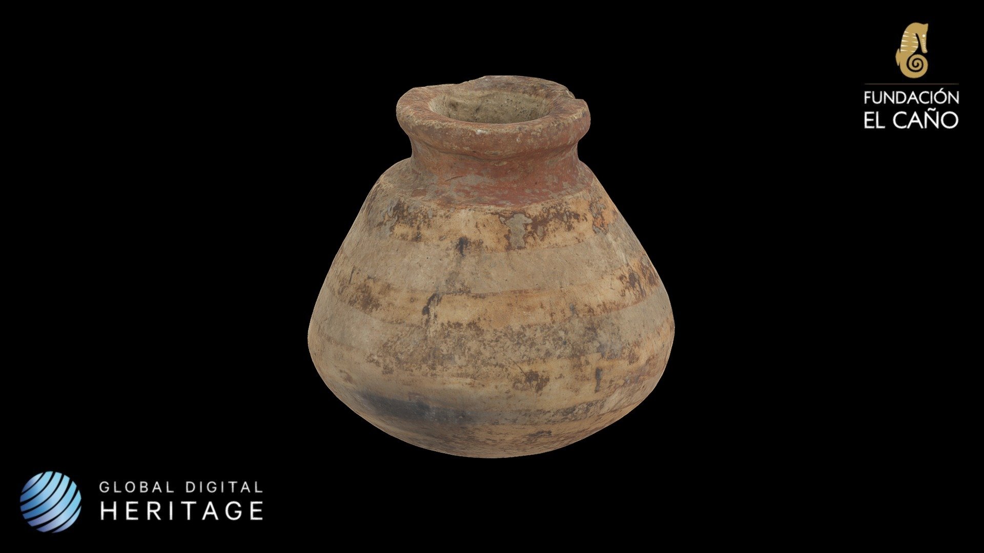 Carinated jar, El Caño, Panama - Download Free 3D model by Global ...
