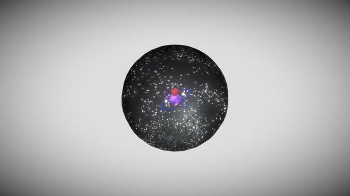 Abstract Diorama 3D Model