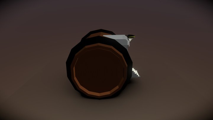 Blender Opdracht. Zoom in on the glass bowl. 3D Model