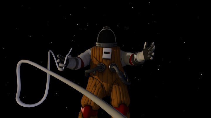 astronaut 3D Model