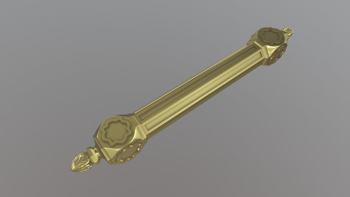 Vervloet - Door handle (Béquille) - 1375 - 220mm 3D Model