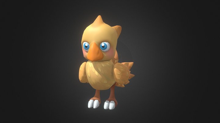 Chibi Chocobo 3D Model