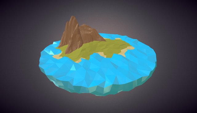 Sunny Island 3D Model