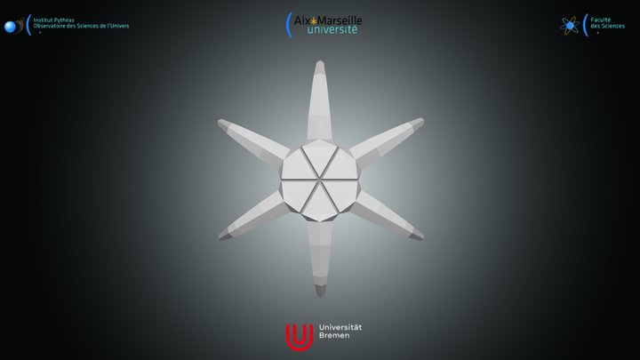 Nannofossile - Discoaster brouweri – Modello 3D gratuito STL