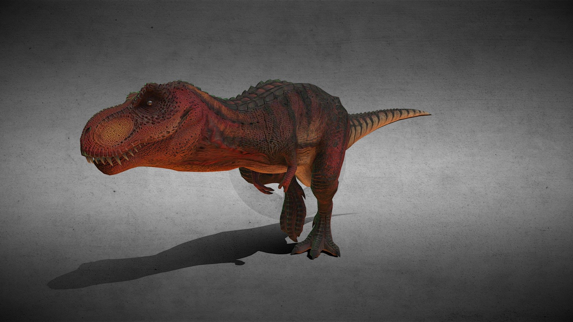 3d tyrannosaurus