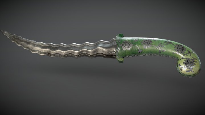 18th Century Persian Dagger 3D Model