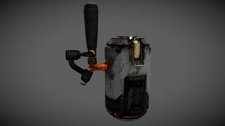 beer tap portable 3D Model