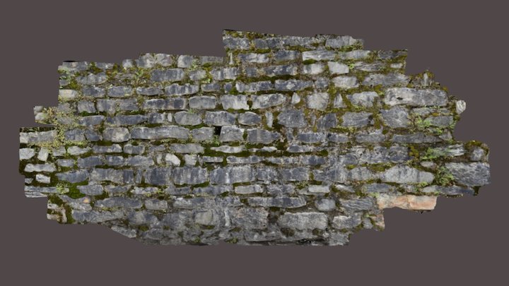 Stone Wall Nr.5 3D Model